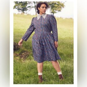 Laura Ashley X Joanie - Nia Daniela Floral Print Prairie Dress - NWT